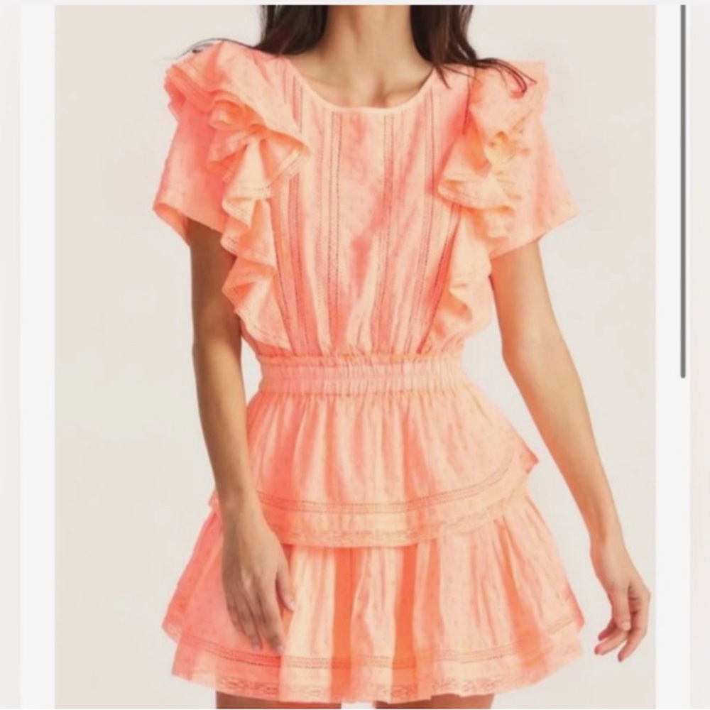 LoveshackFancy dress sherbet orange XS